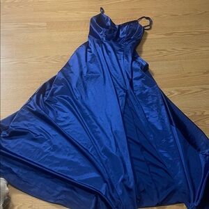 City Triangles Royal Blue Prom Dress